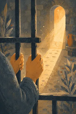 Salvation Light Through Prison Bars
