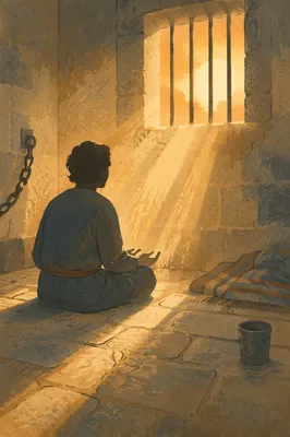 Salvation Light Through Prison Bars