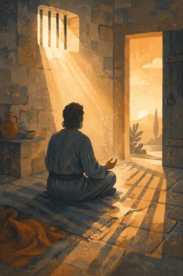 Salvation Light Through Prison Bars