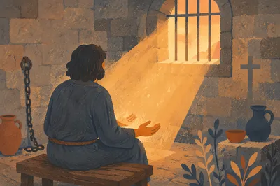 Salvation Light Through Prison Bars