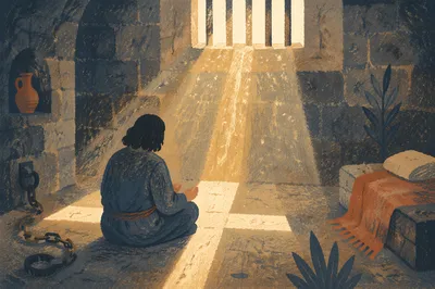 Salvation Light Through Prison Bars