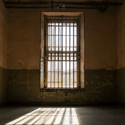 Salvation Light Through Prison Bars