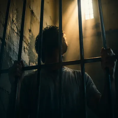 Salvation Light Through Prison Bars