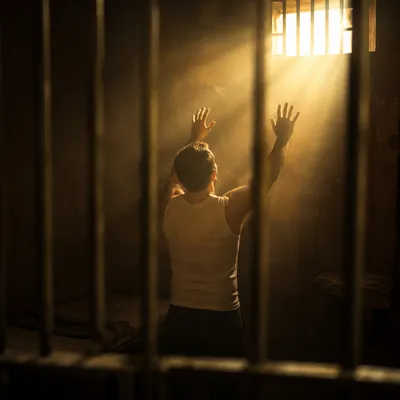 Salvation Light Through Prison Bars