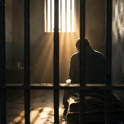 Salvation Light Through Prison Bars