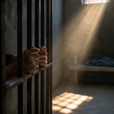 Salvation Light Through Prison Bars