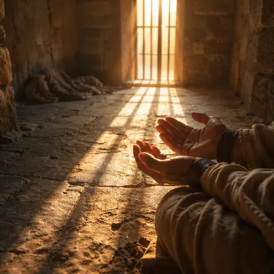Salvation Light Through Prison Bars