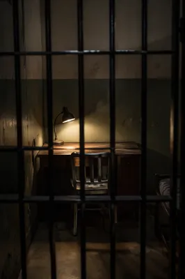 Hopeful Light Beyond Prison Bars
