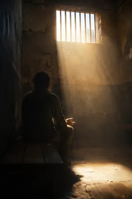 Salvation Light Through Prison Bars