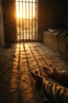 Salvation Light Through Prison Bars
