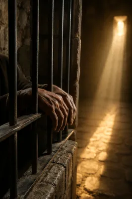 Salvation Light Through Prison Bars