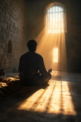 Salvation Light Through Prison Bars