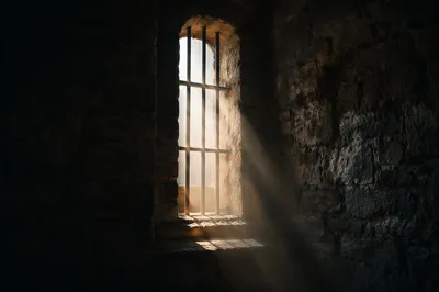 Salvation Light Through Prison Bars