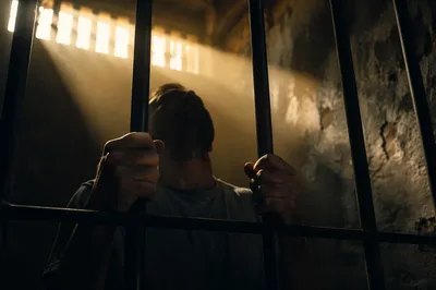 Salvation Light Through Prison Bars