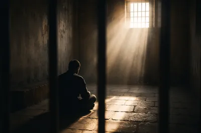 Salvation Light Through Prison Bars