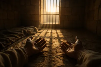 Salvation Light Through Prison Bars
