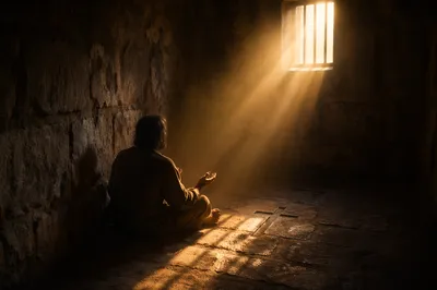 Salvation Light Through Prison Bars