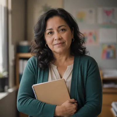 Compassionate Social Worker in Community Office