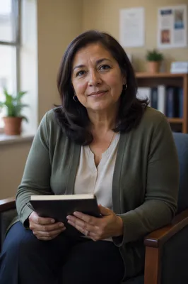 Compassionate Social Worker in Community Office