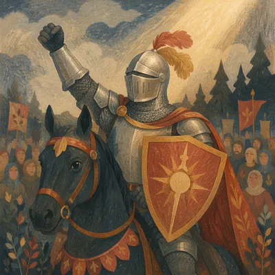 Victorious Armored Rider in Spiritual Battle