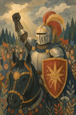 Victorious Armored Rider in Spiritual Warfare