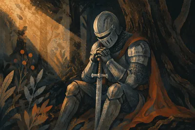 Dramatic Armor of God Prayer Portrait