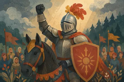Victorious Armored Rider in Spiritual Battle