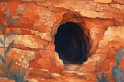 Solid Rock Faith in Desert Stone