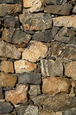 Rugged Mountain Stone Foundation Texture