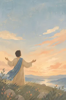 Open Hands of Surrender at Dawn