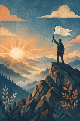 White Flag Surrender at Sunrise Hilltop