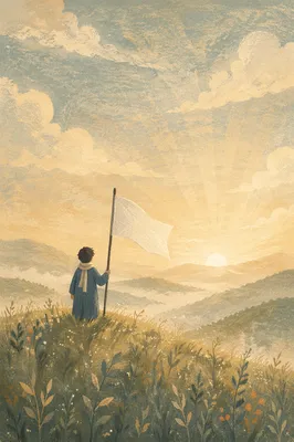 White Flag Surrender at Sunrise Hilltop