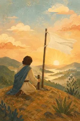 White Flag Surrender at Sunrise Hilltop