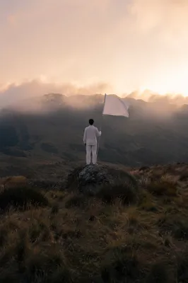 White Flag Surrender at Sunrise Hilltop