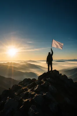White Flag Surrender at Sunrise Hilltop