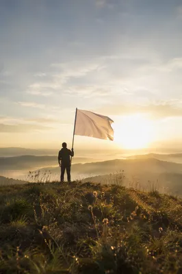 White Flag Surrender at Sunrise Hilltop