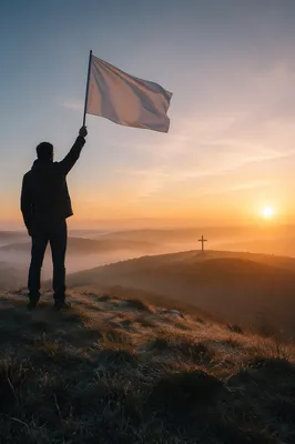White Flag Surrender at Sunrise Hilltop