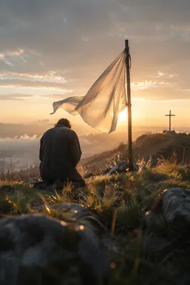 White Flag Surrender at Sunrise Hilltop