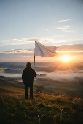 White Flag Surrender at Sunrise Hilltop