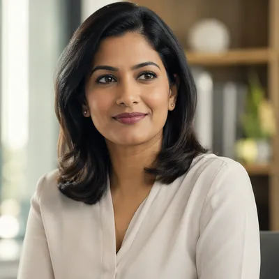 Warm Professional Headshot in Office Setting