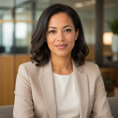 Warm Professional Woman Office Headshot