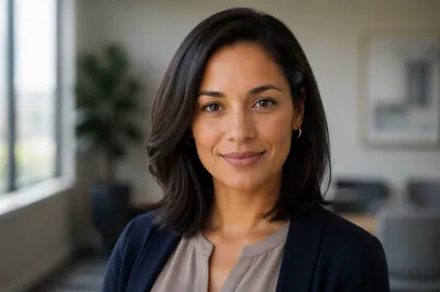 Warm Professional Woman Office Headshot