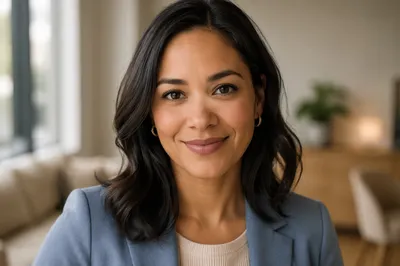 Warm Professional Woman Office Headshot