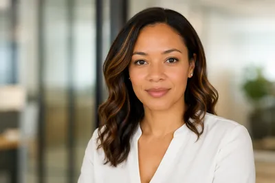 Warm Professional Woman Office Headshot