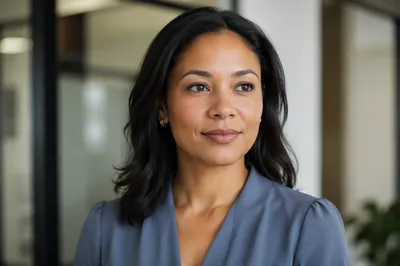 Warm Professional Woman Office Headshot