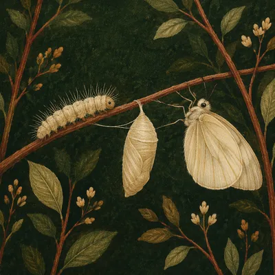 Caterpillar Butterfly Metamorphosis of Hope