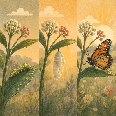 Emotional Transformation from Caterpillar to Butterfly