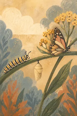 Caterpillar to Butterfly Emotional Transformation