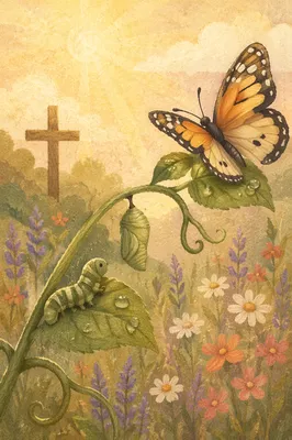 Butterfly Transformation in Chapel Garden