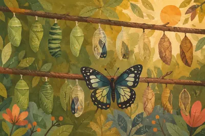 Butterfly Transformation Sequence in Hopeful Nature